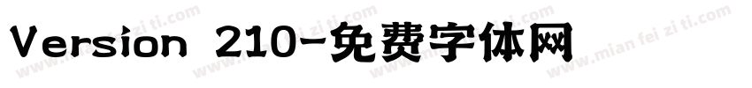 Version 210字体转换